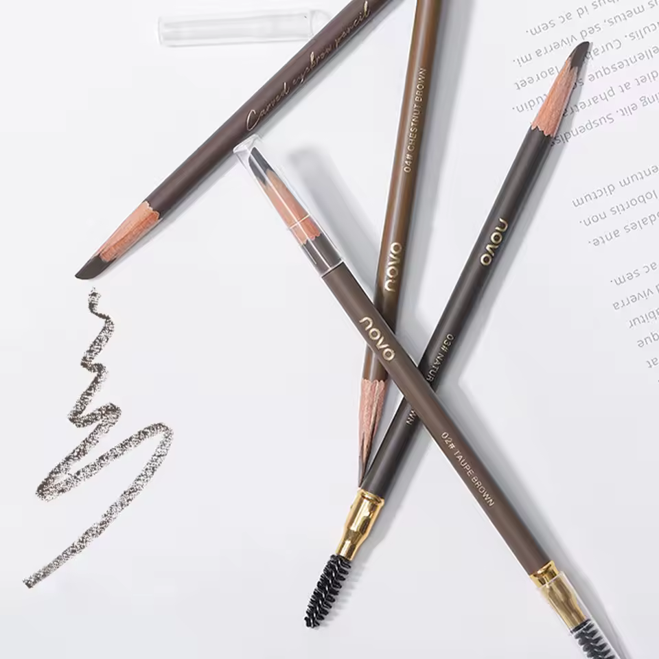 Waterproof Eyebrow Pencil Professional Makeup Eye Brow Pen Enhancers - Image 6