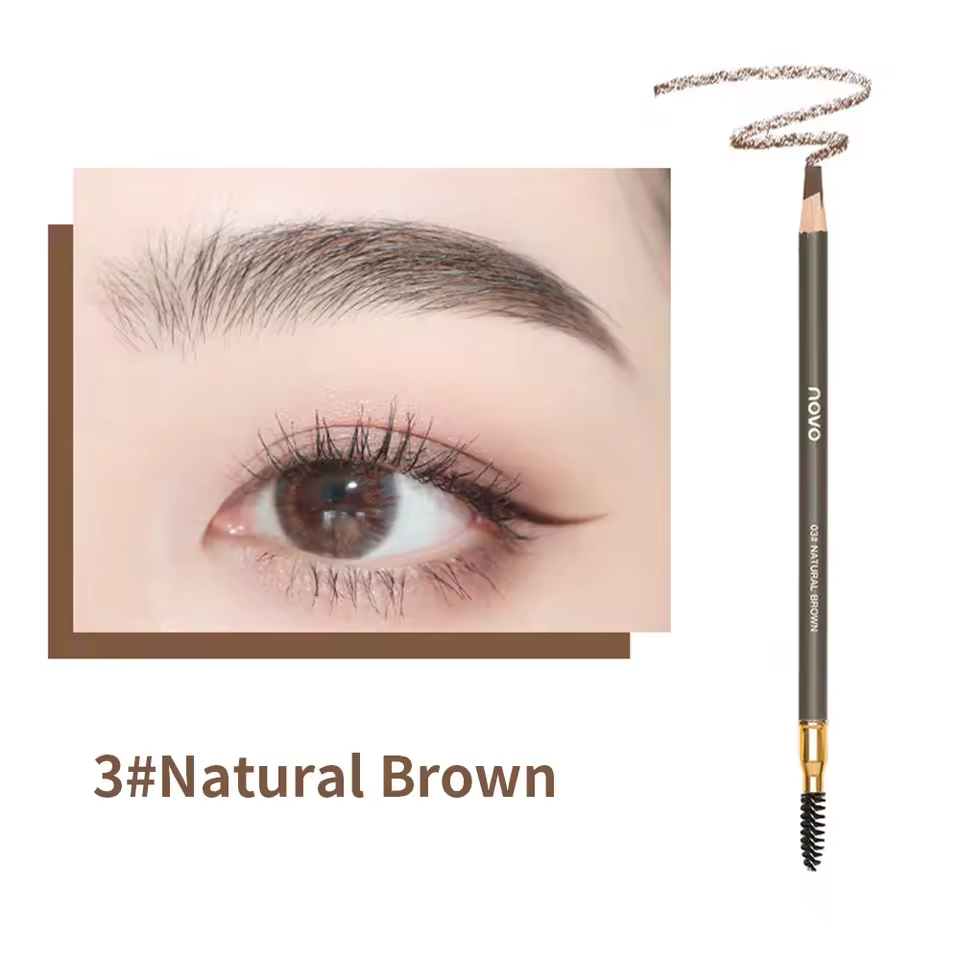 Waterproof Eyebrow Pencil Professional Makeup Eye Brow Pen Enhancers - Image 7
