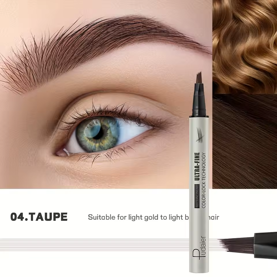 Waterproof Eyebrow Pencil - Quick Shape, Lasting Makeup, Eyebrow Setting - Image 8