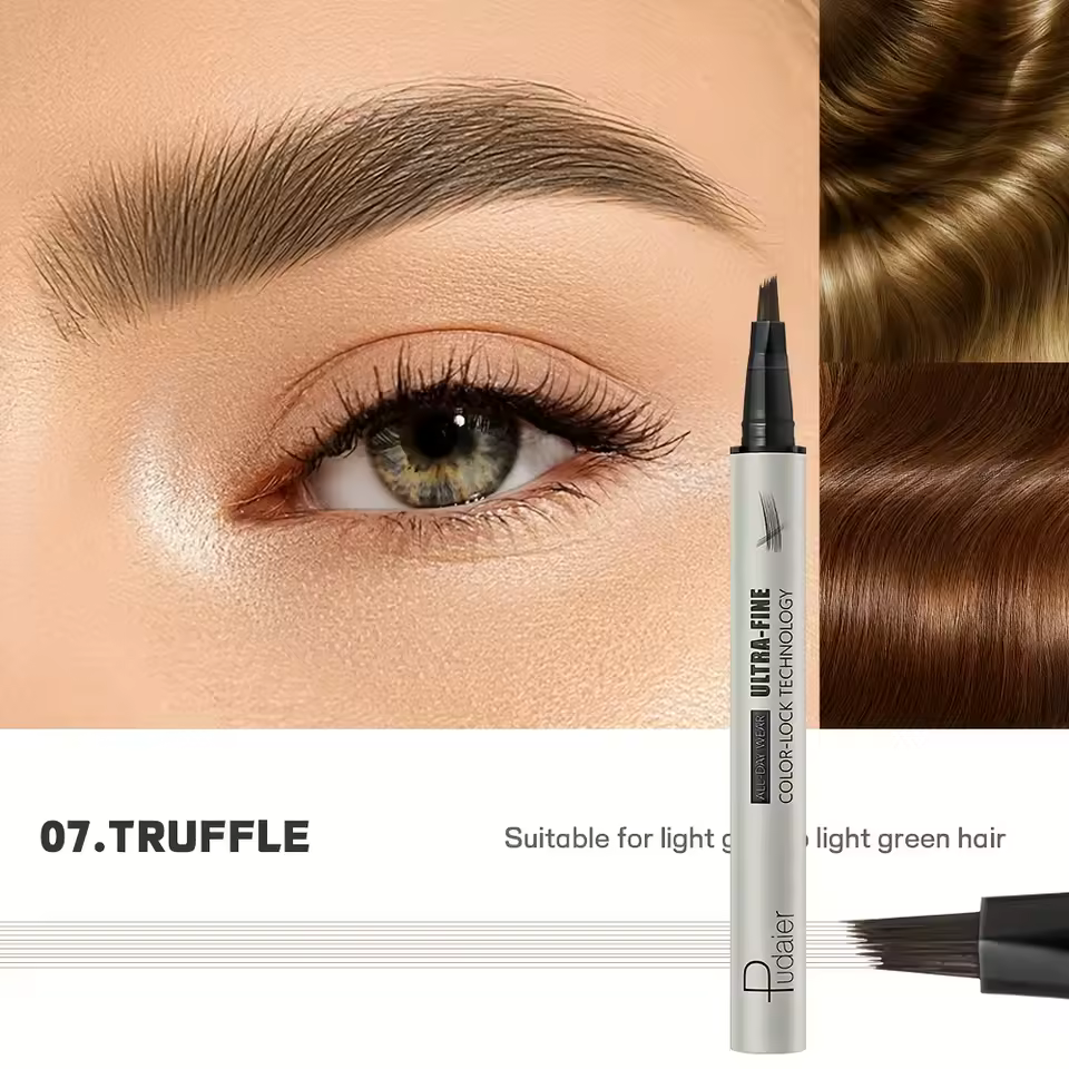 Waterproof Eyebrow Pencil - Quick Shape, Lasting Makeup, Eyebrow Setting - Image 10