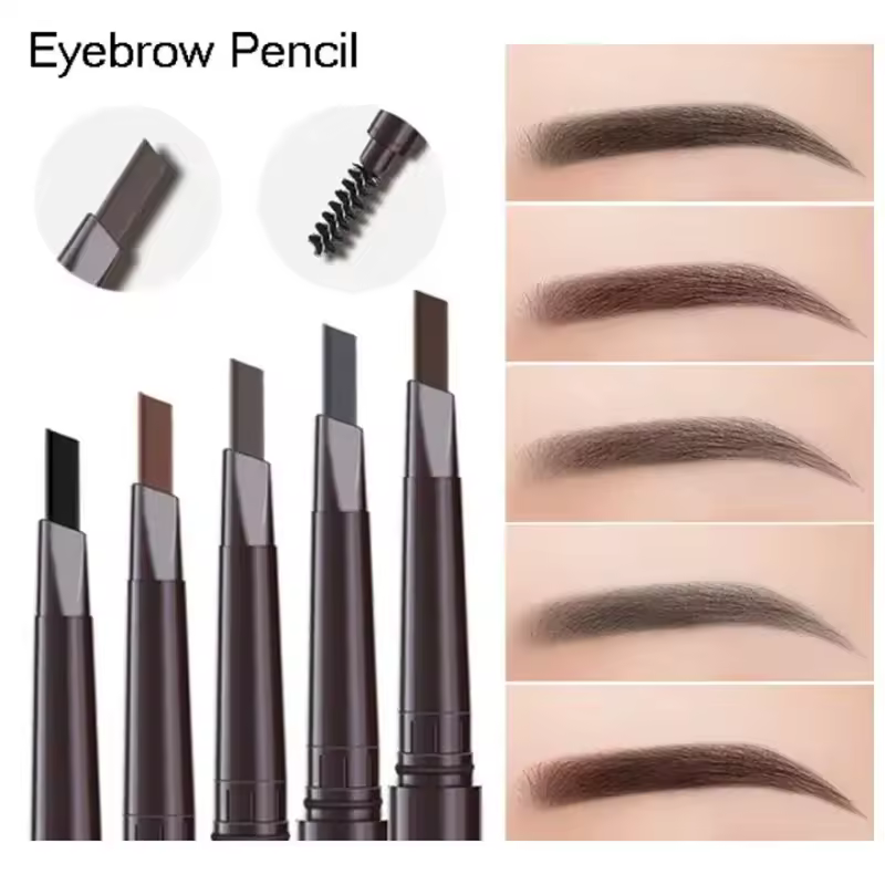 Waterproof Eyebrow Tattoo brush 2 in 1 Eyebrow pencil professional Cosmetics - Image 2