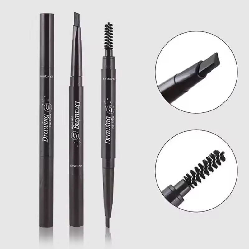 Waterproof Eyebrow Tattoo brush 2 in 1 Eyebrow pencil professional Cosmetics - Image 4