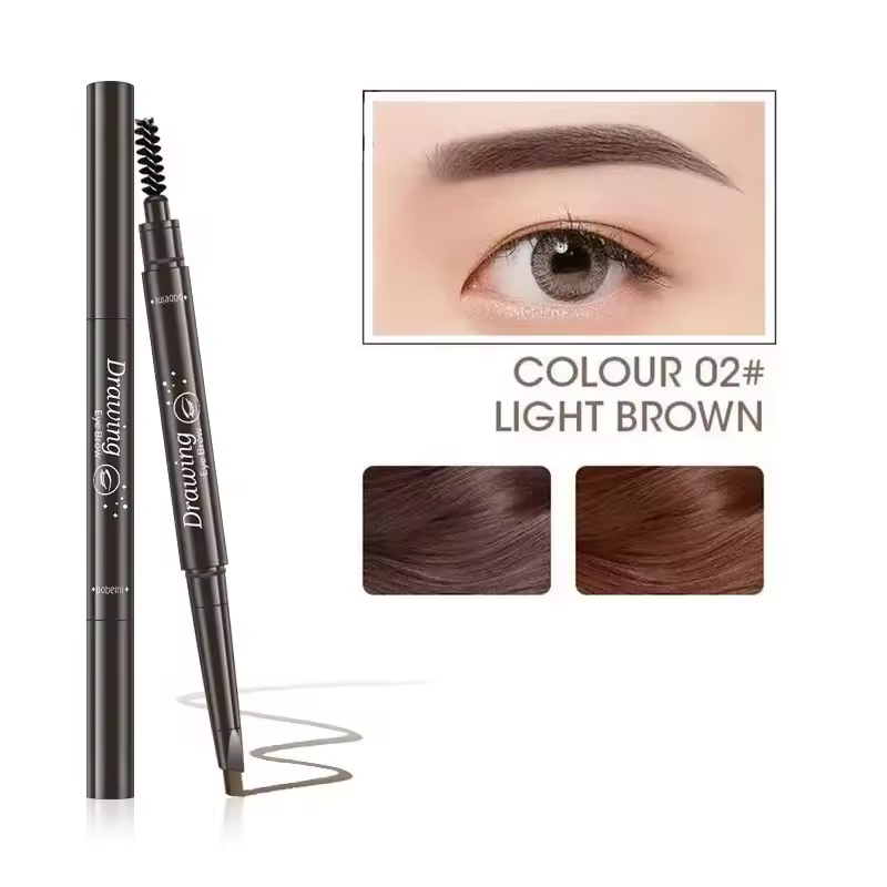Waterproof Eyebrow Tattoo brush 2 in 1 Eyebrow pencil professional Cosmetics - Image 9