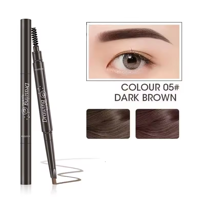 Waterproof Eyebrow Tattoo brush 2 in 1 Eyebrow pencil professional Cosmetics - Image 11