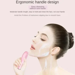 Electric Facial Cleansing Brush Deep Pore Cleaning Sonic Vibration.
