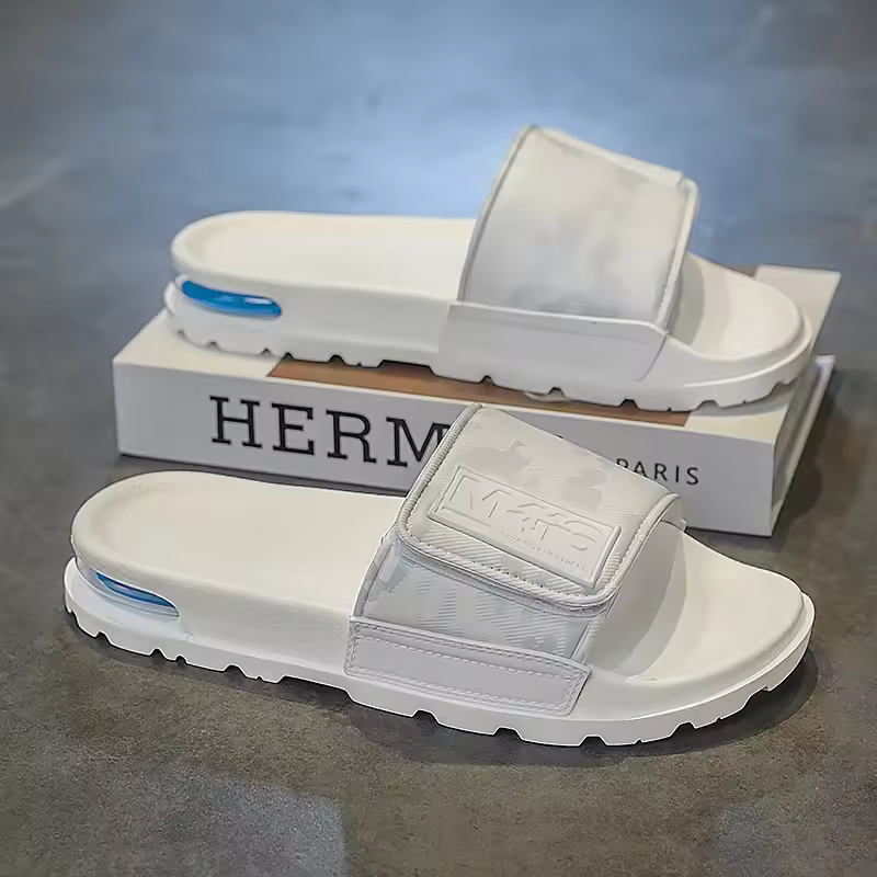 Velcro Air Cushion Personality All Casual One Word Slippers