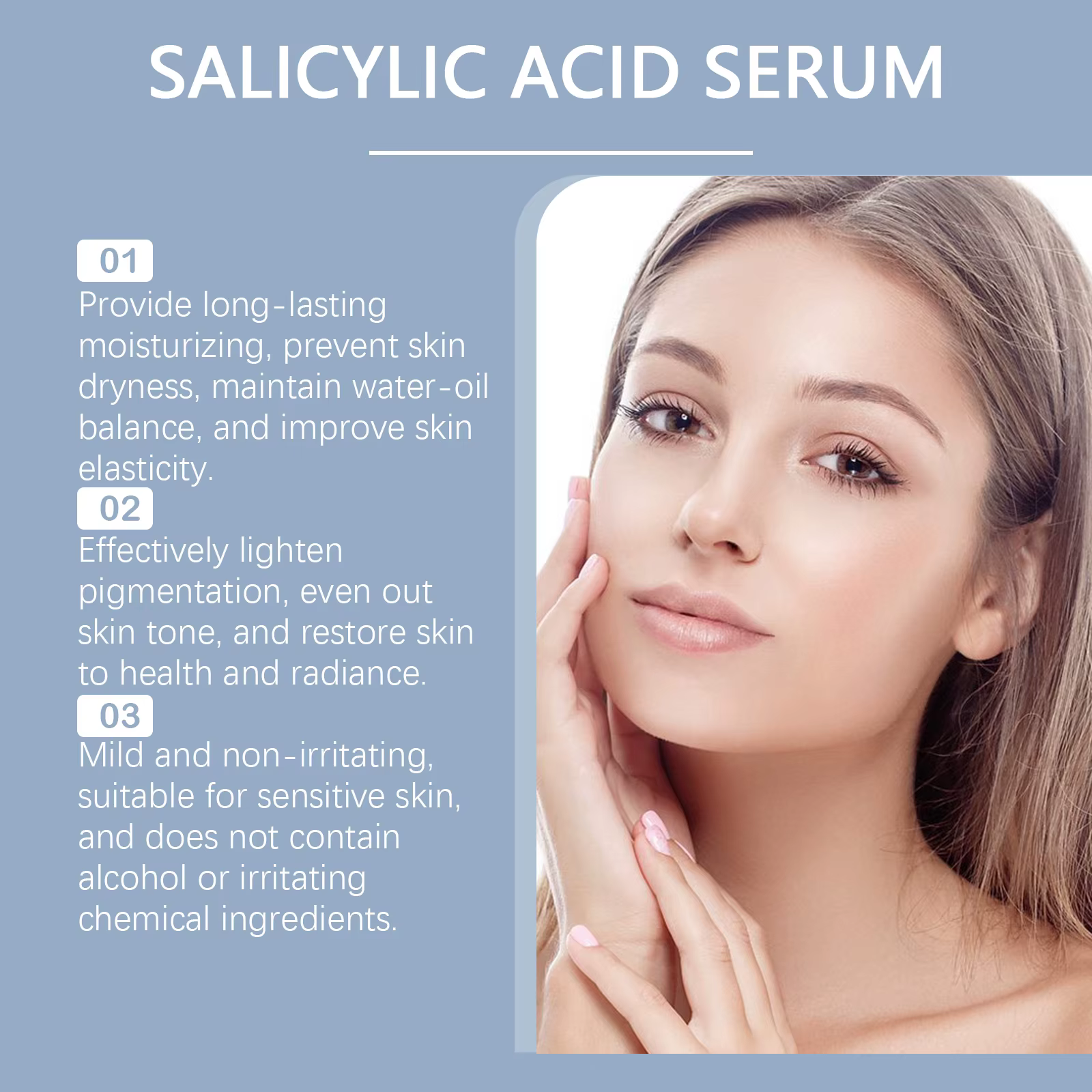 2% Salicylic Acid Serum Tighten Delicate Pore Facial Essence Hydrating Gentle Shrinking Serum - Image 10