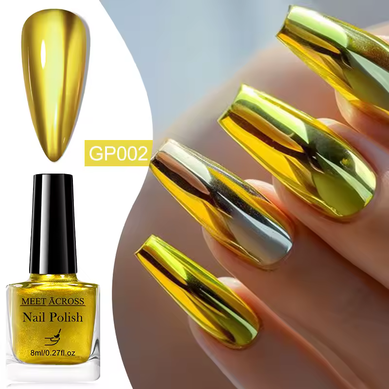 8ml Glass Bottle Water-Based Peel Off Colorful Chrome Nail Art DIY Manicure Nail Polish - Image 6