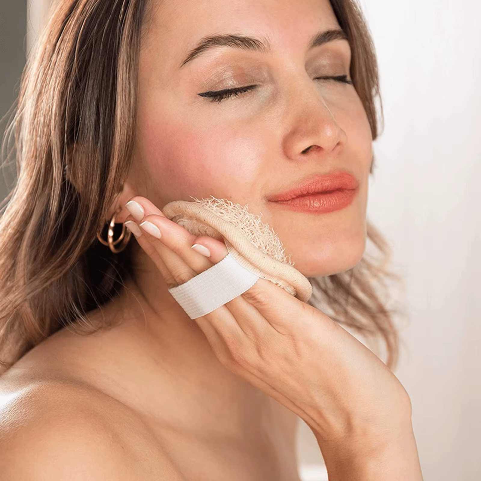 Natural Pure Environmentally Friendly Face Wash Exfoliating Cleansing Brush