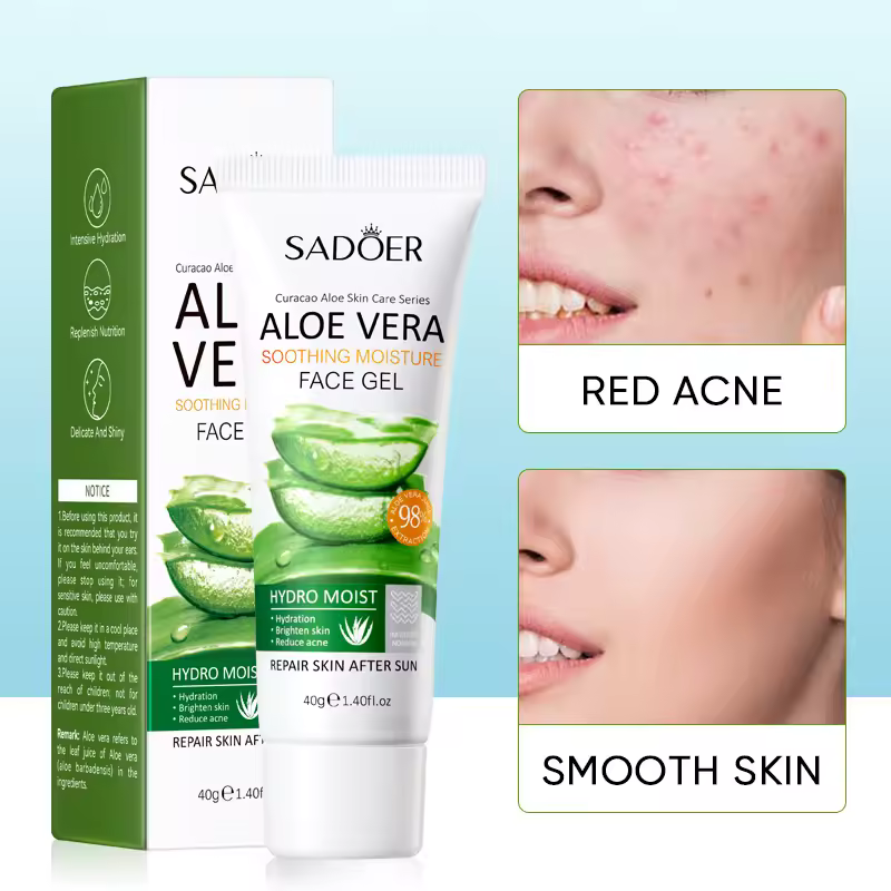 Aloe Vera Face Gel Anti Acne Whitening Hydrating Anti-aging Moisturizing Facial Cream