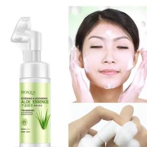 Aloe Vera Massage Cleansing Foam Anti Wrinkle Care Facial Cleanser