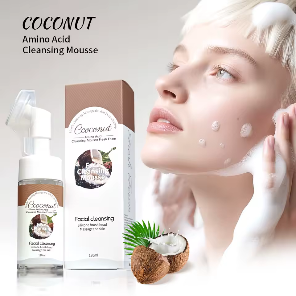 Amino Acid Mild Facial Cleanser Mousse Deep Cleansing Oil Control Facial Cleanser