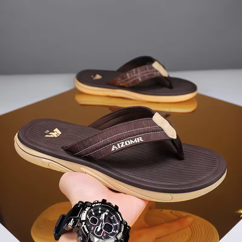 Breathable Beach Shoes Bathroom Luxury Flip Flops House Soft Slippers - Image 9