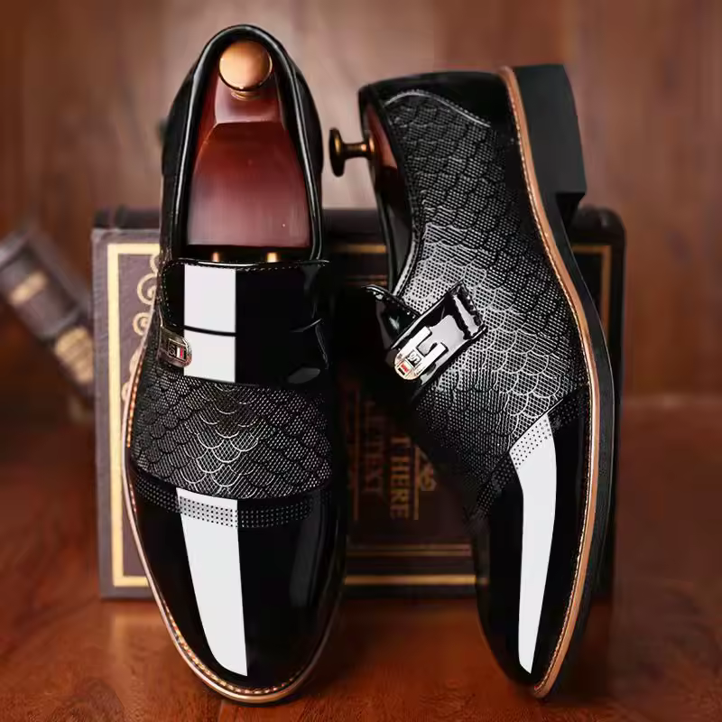 Business Nightclubs Oxfords Breathable Working Lace Up Shoes - Image 2