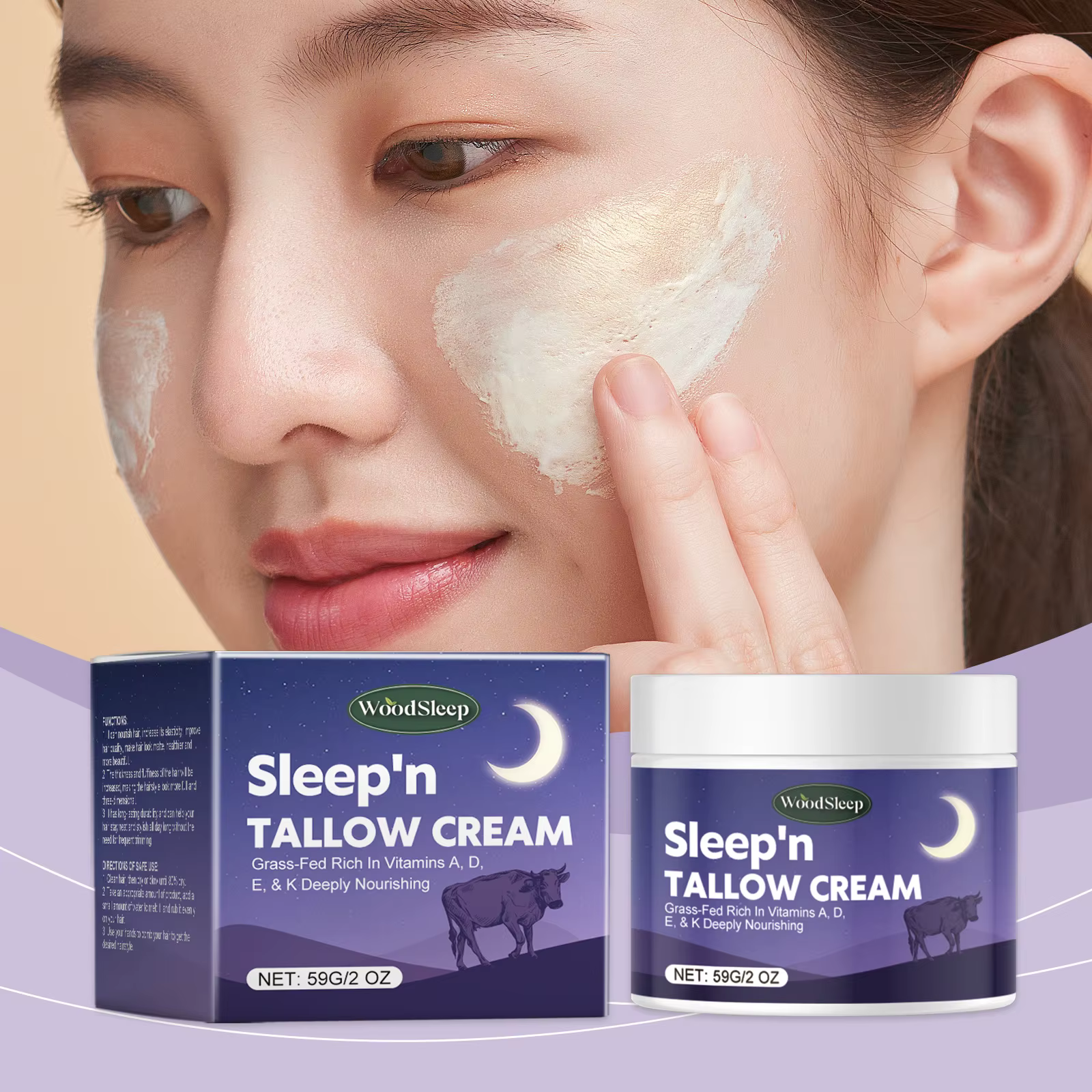 Butter Sleep Hydrating Moisturizing Brightening Deeply Nourishing Night Cream