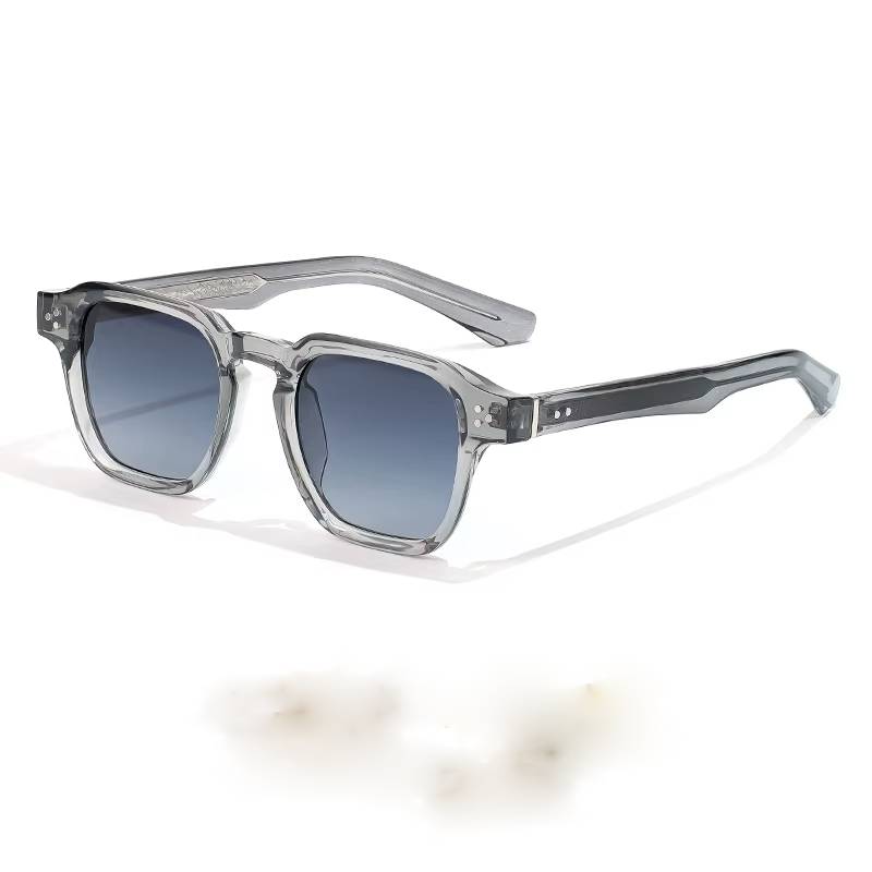 Classic Square Sunglasses Core Temple Luxury Travel Beach Sunglasses - Image 6
