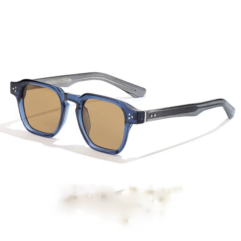 Classic Square Sunglasses Core Temple Luxury Travel Beach Sunglasses - Image 7