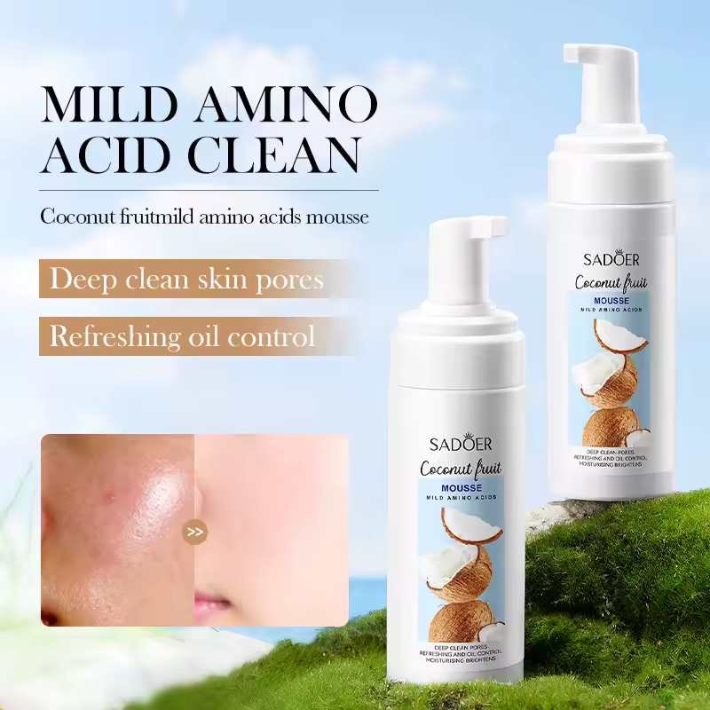 Coconut Vitamin C Moisturizing Hydrating Skin Care Facial Cleanser