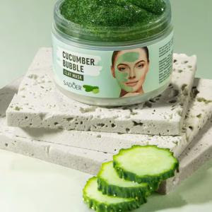 Cucumber Peach Bubble Mud Mask Deep Cleansing Long-Lasting Moisturizing Face Mask