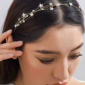 Retro Elegant Simple Court Diamond Encrusted Starry Sky Hair Band