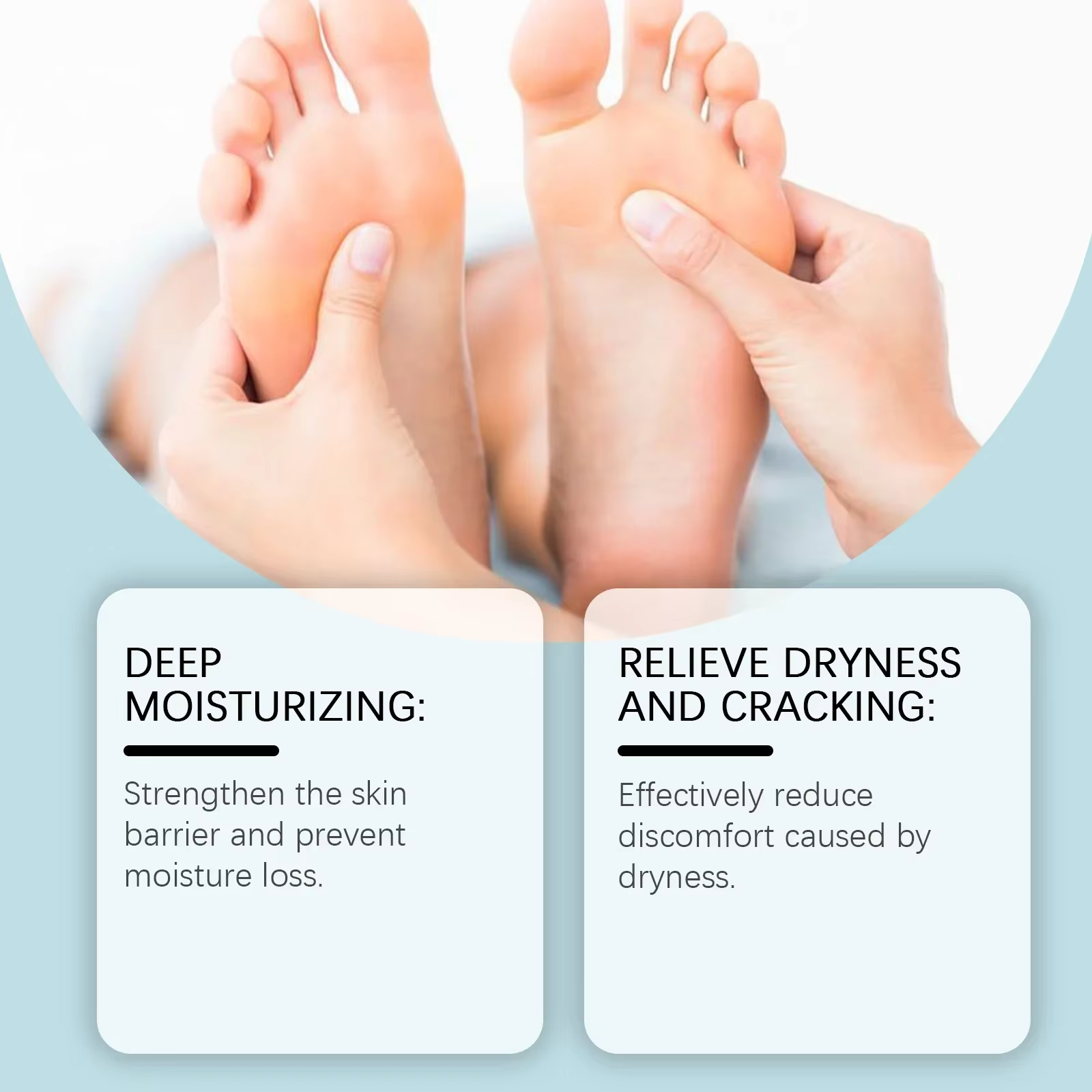 Exfoliation Cracked Heel Repair Balm Stick Dry Feet Hydrating Gentle Peach Foot Cream - Image 4