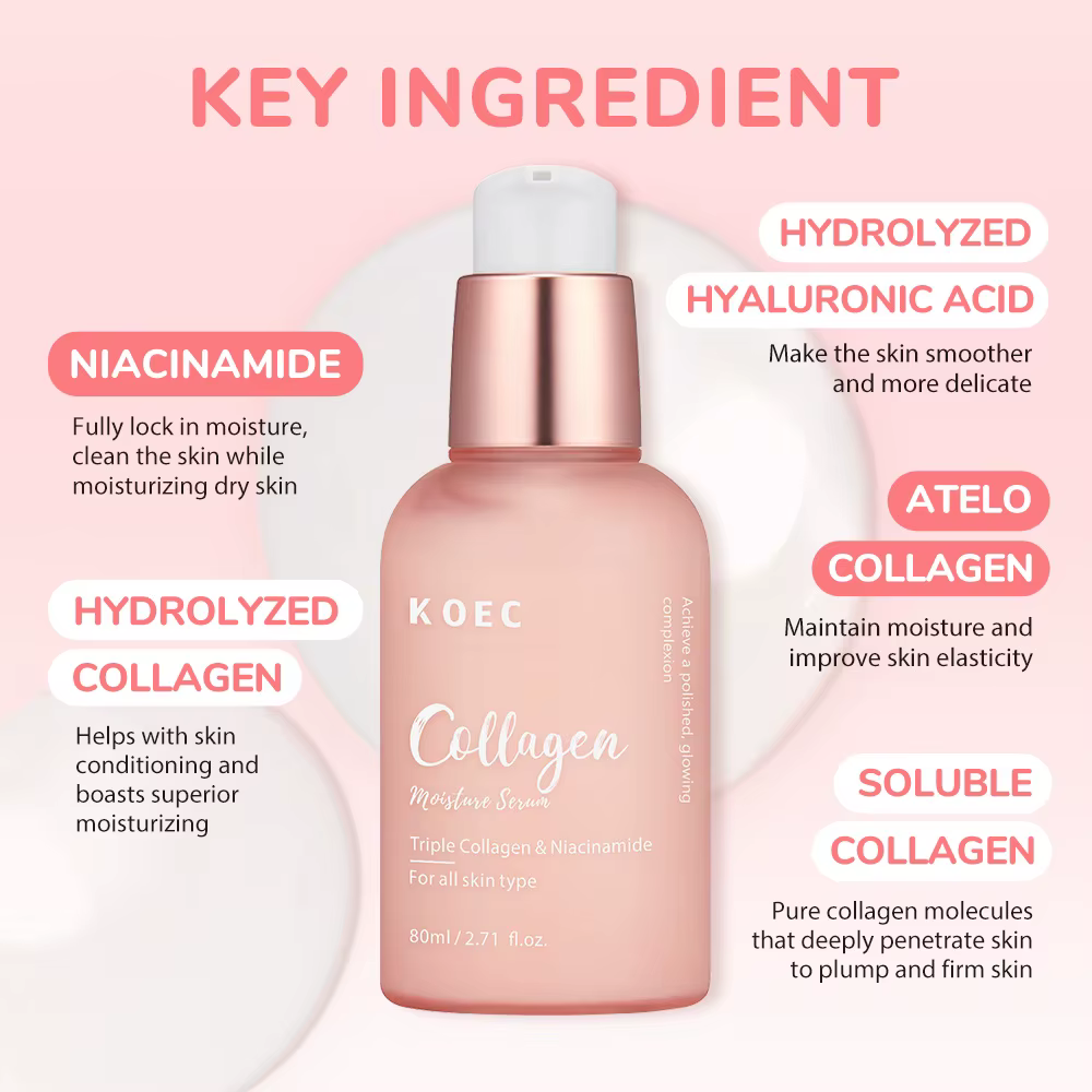 Face Lifting Facial Essence Triple Collagen Complex Face Serum For Anti-Aging - Image 3