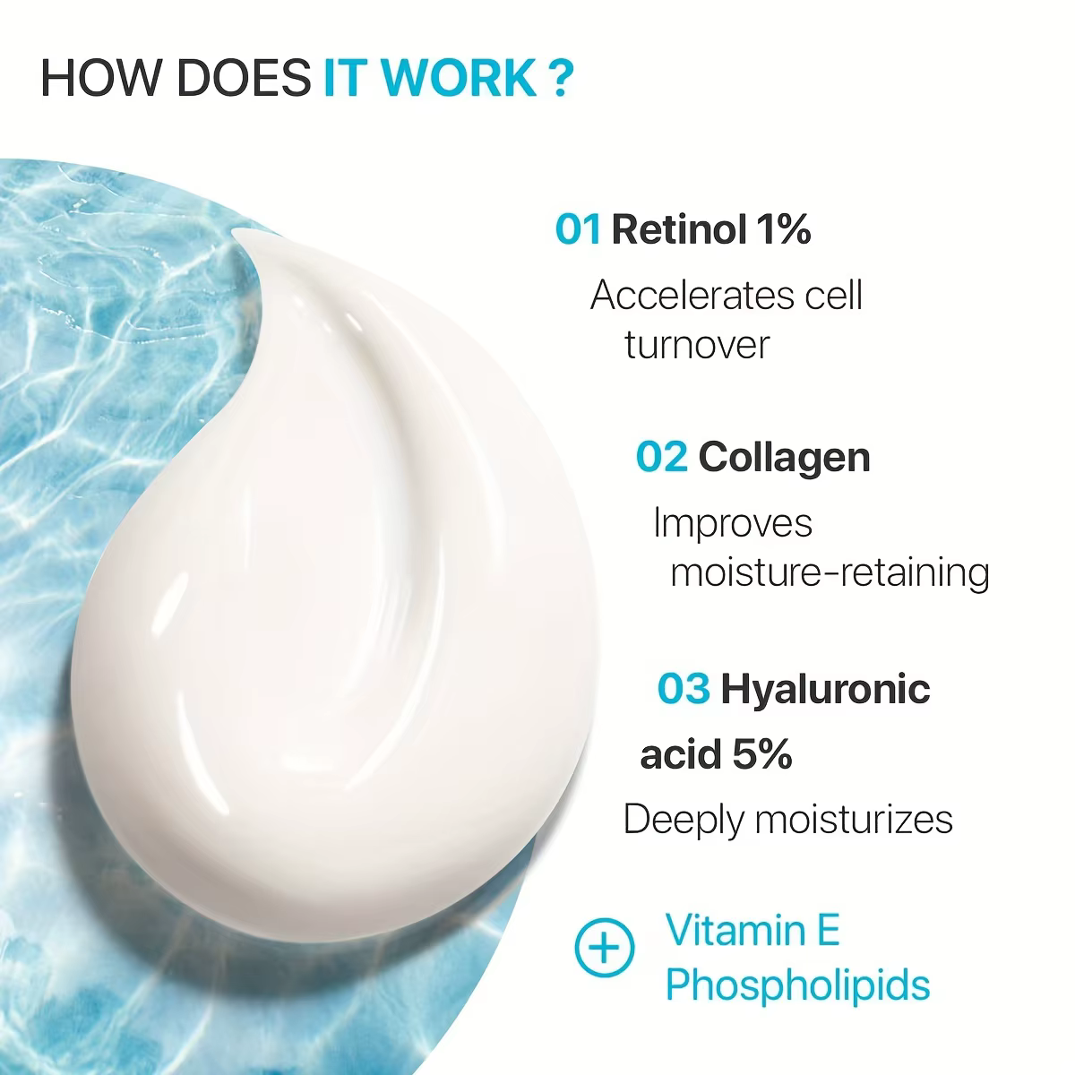 Face Moisturizer Retinol Cream Day Anti Aging Moisturizing Cream - Image 4