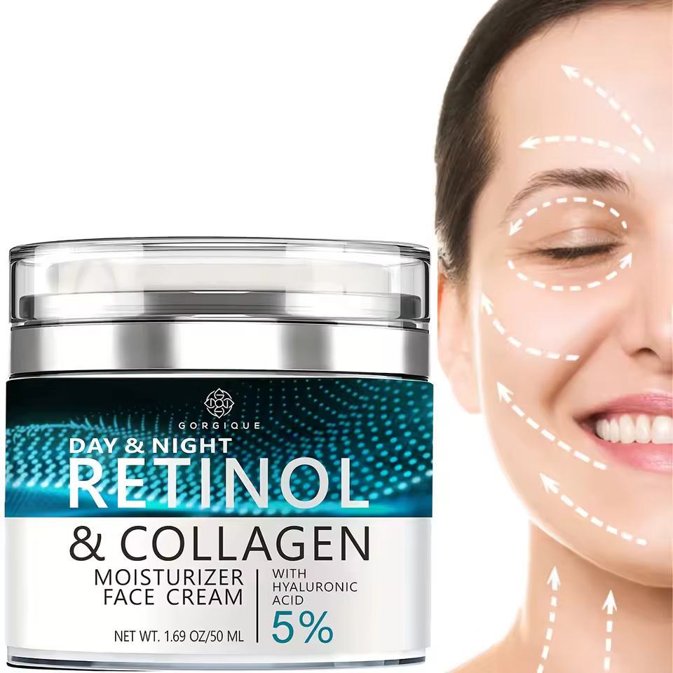 Face Moisturizer Retinol Cream Day Anti Aging Moisturizing Cream