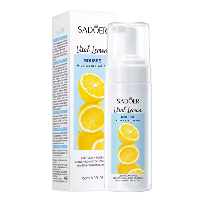 Fruits Facial Cleanser Anti Wrinkle Face Wash Foam Cleansing Mossee