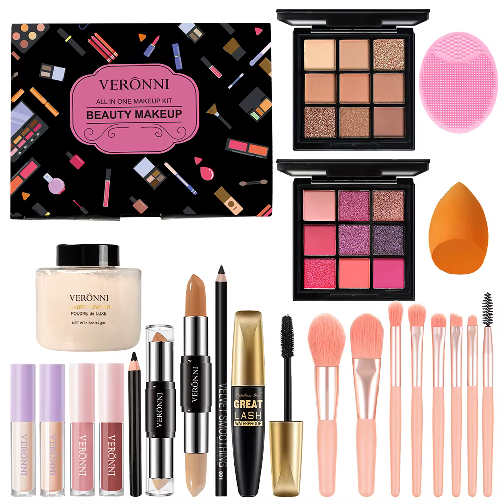 Gift Box Valentine's Day Include Eyebrow Eyeliner Eyeshadow Makeup Kit Set