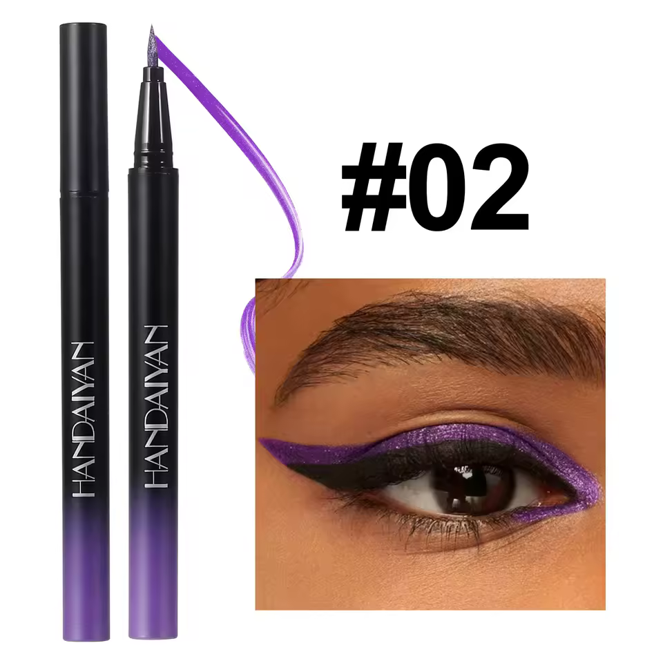 Glitter Luster Liquid Eyeliner Pencil Long Lasting Metallic Eye Makeup for Eyes - Image 7