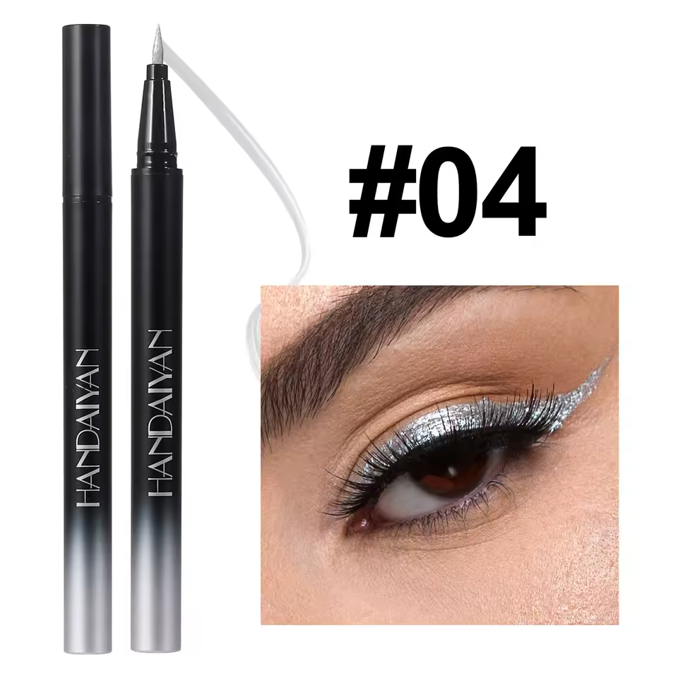Glitter Luster Liquid Eyeliner Pencil Long Lasting Metallic Eye Makeup for Eyes - Image 9