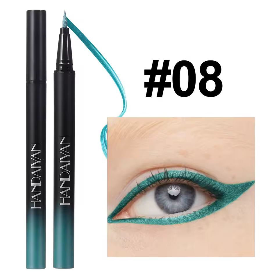 Glitter Luster Liquid Eyeliner Pencil Long Lasting Metallic Eye Makeup for Eyes - Image 12