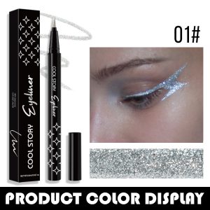 Glitter Metallic Silkworm Eyeshadow Pen Eye Brightening Quick-Drying Makeup