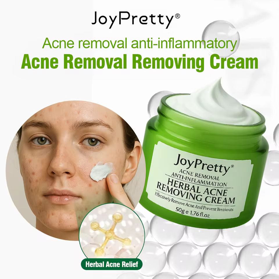 Herbal Acne Treatment Face Cream Elimination Large Pores Oil Control Shrink Pore Facial Cream - Image 5