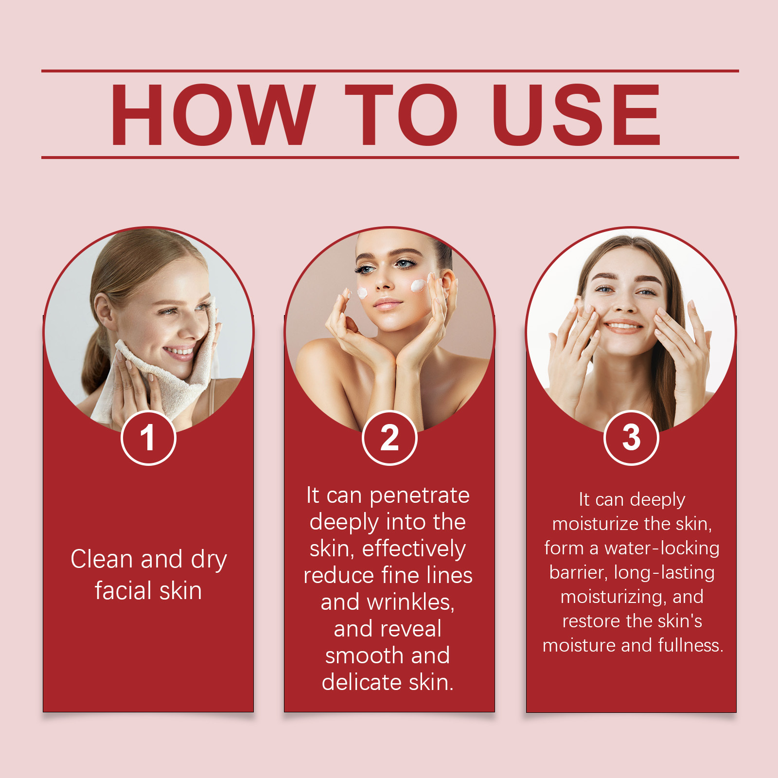 3 PCS Anti Aging Wrinkle Removal Fine Lines Fading Brightening Tightening Facial Day Cream - Image 8