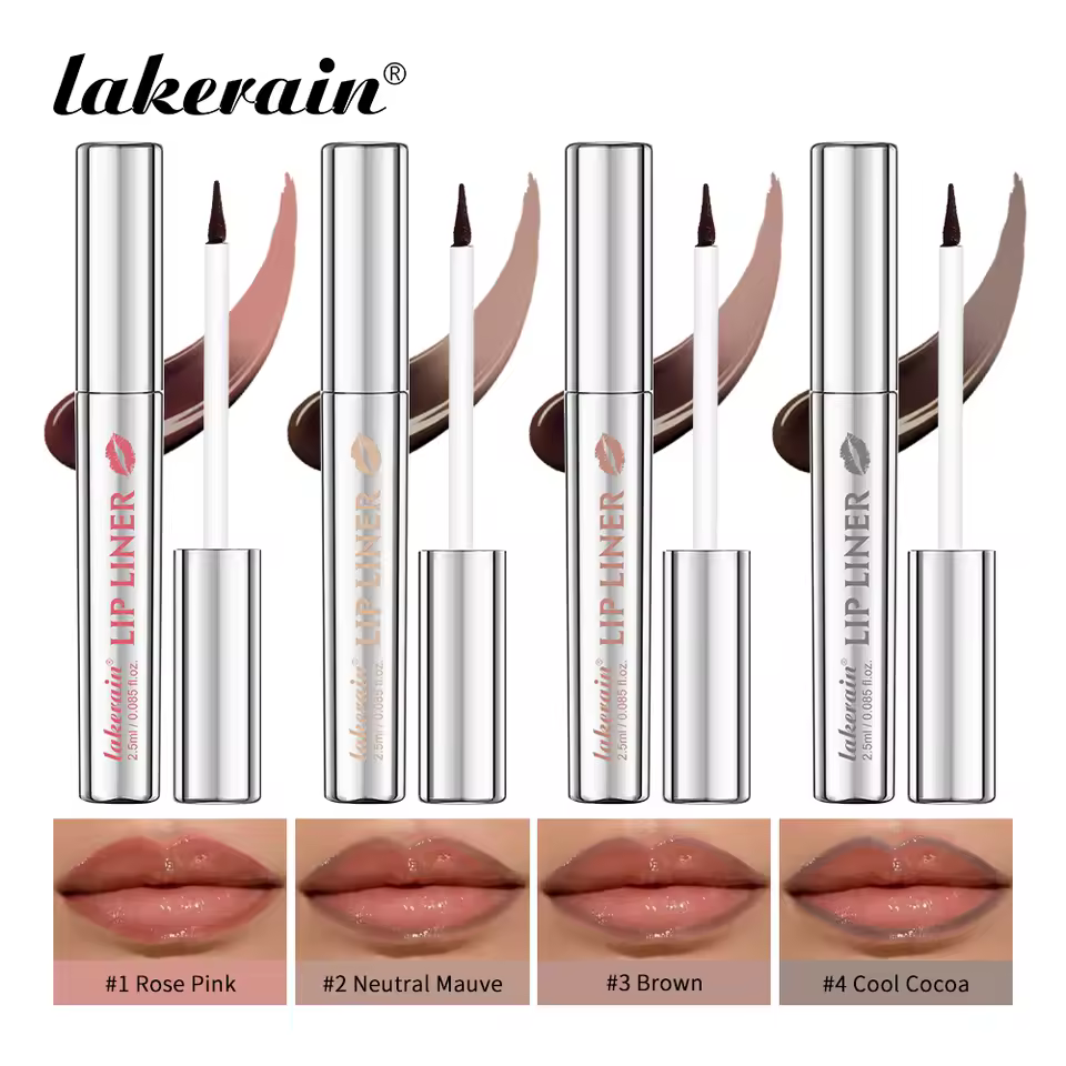 4 Pcs Lip Liner Pencil Peel Off Lip Stain Tattoo Long Wearing Matte Lip Cosmetic For All Day