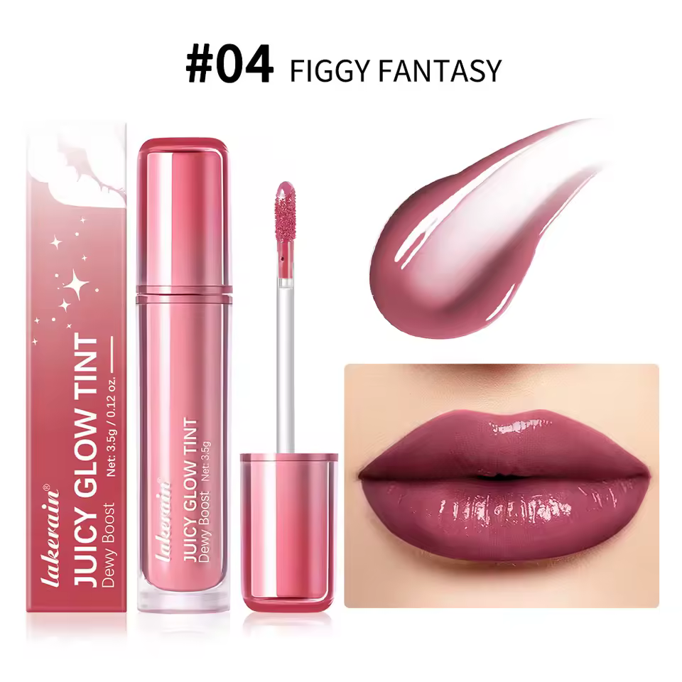 Long Lasting Moisturizing Halo Dyeing Mirror Glass Shine Color Waterproof Lip Gloss - Image 4