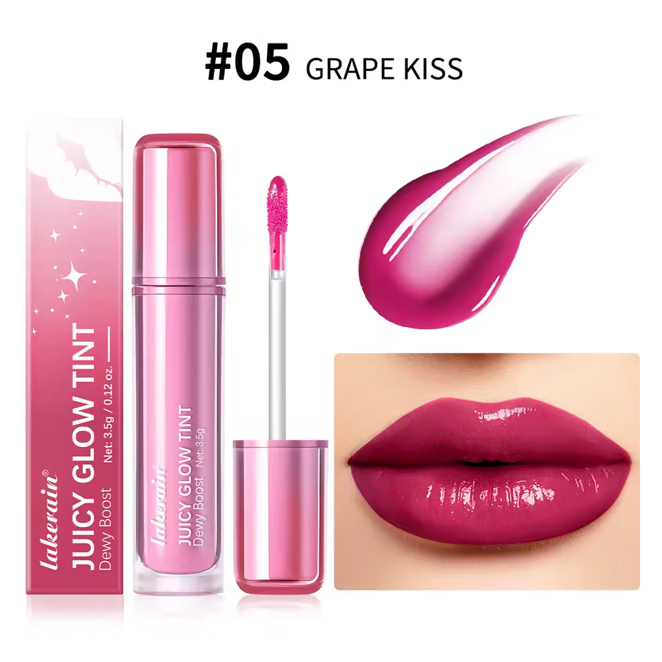 Long Lasting Moisturizing Halo Dyeing Mirror Glass Shine Color Waterproof Lip Gloss - Image 5