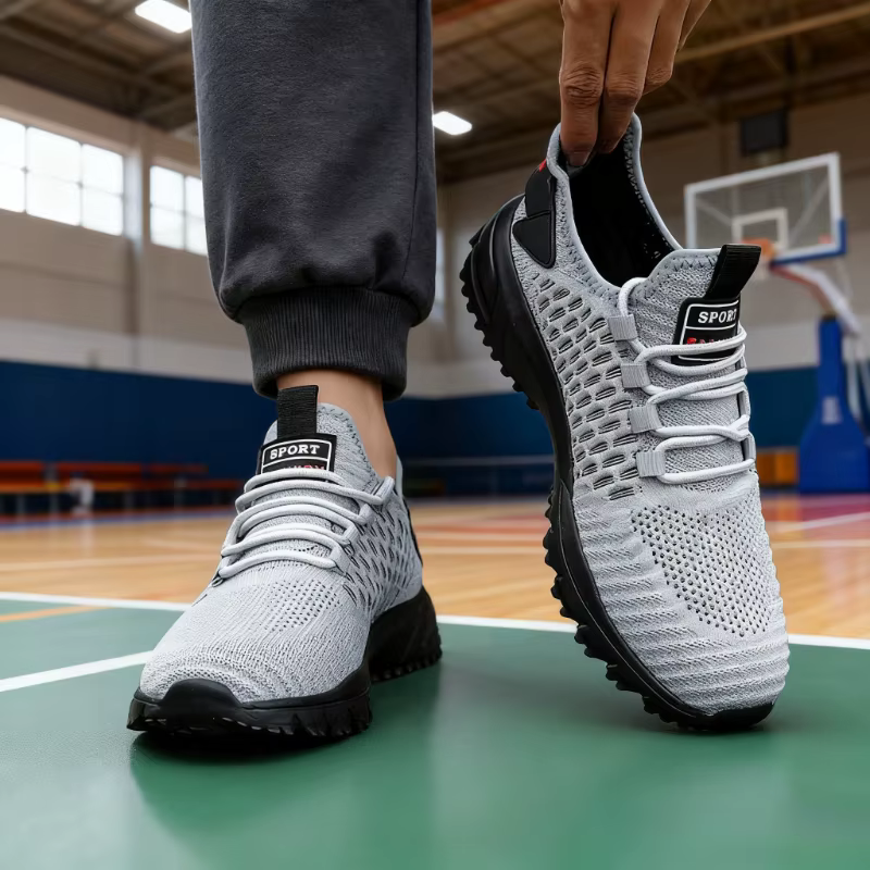 Luxury Men's Sneakers Mesh Upper Outdoor Walking Tennis Fashion Running Shoes