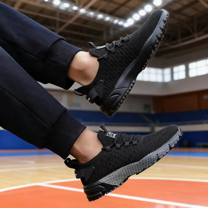 Luxury Men's Sneakers Mesh Upper Outdoor Walking Tennis Fashion Running Shoes - Image 6