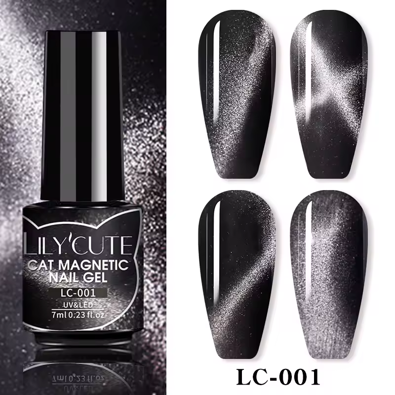Magnet Semi Permanent Soak Off UV LED Manicure 7ml 9D Cat Magnetic Gel Nail Polish - Image 2