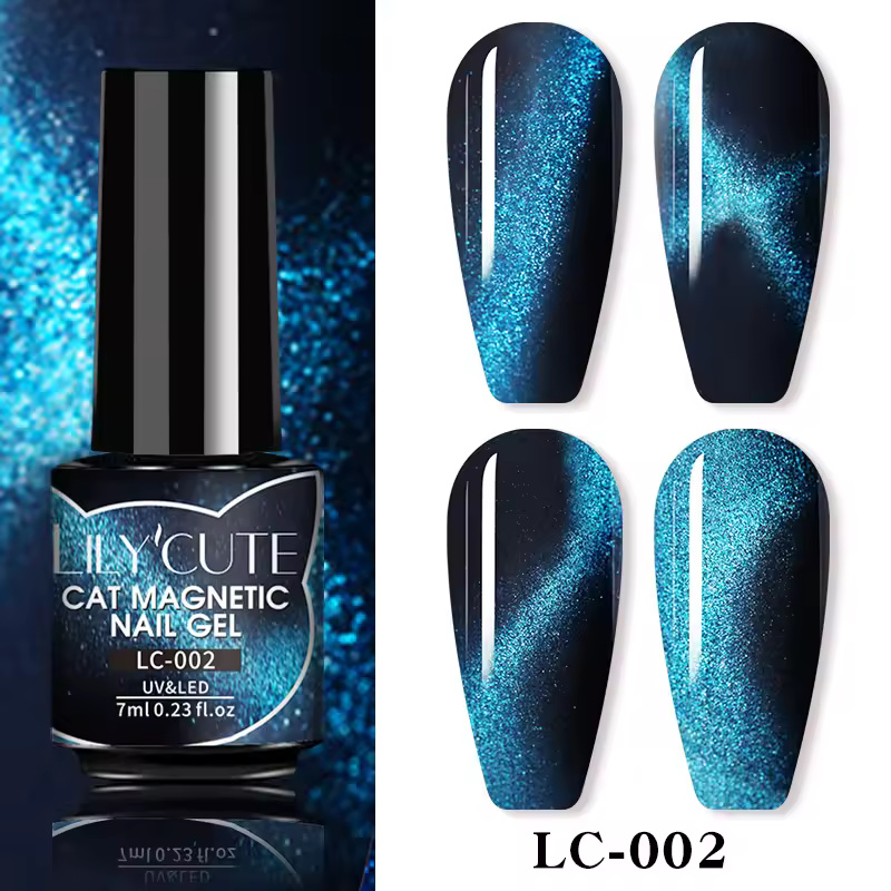 Magnet Semi Permanent Soak Off UV LED Manicure 7ml 9D Cat Magnetic Gel Nail Polish - Image 3