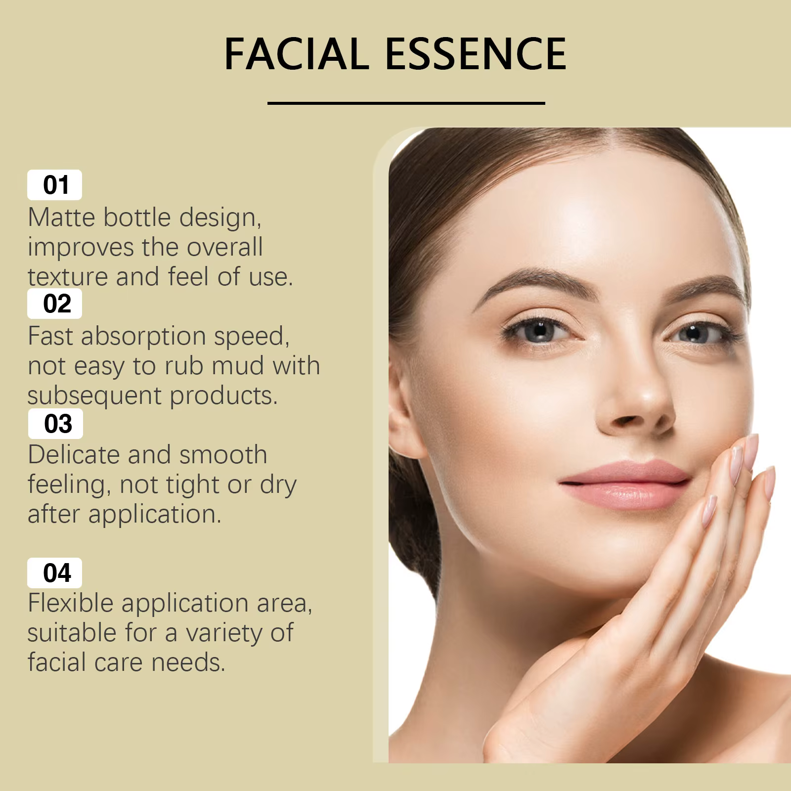 4PCS Moisturizing Maintain Skin Softness Brightening Skin Tone Skin Face Serum - Image 4