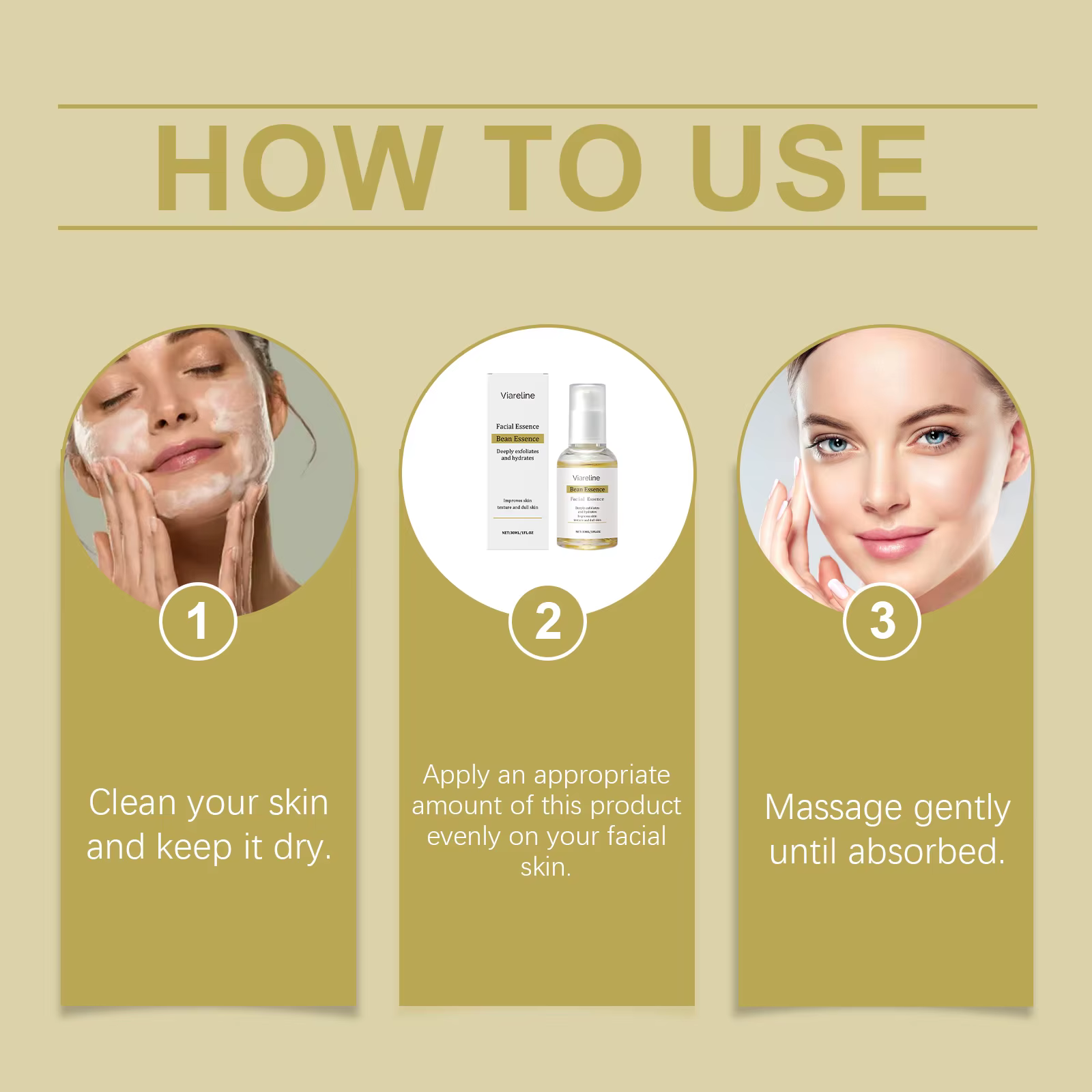 4PCS Moisturizing Maintain Skin Softness Brightening Skin Tone Skin Face Serum - Image 6