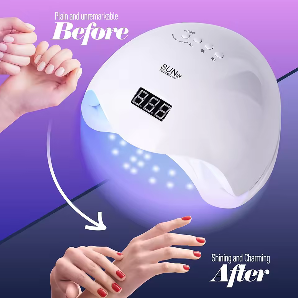 Nails Drying With 4 Timers Automatic Sensor All Gel Professional Nail Art Tools