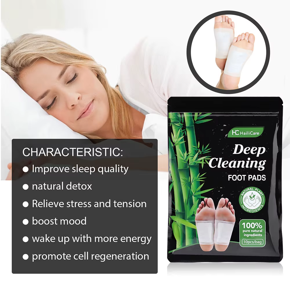 20PCS 2 Bag Natural Detox Deep Sleep Herbal Detox Sticker Stress For Foot Care Tools - Image 5