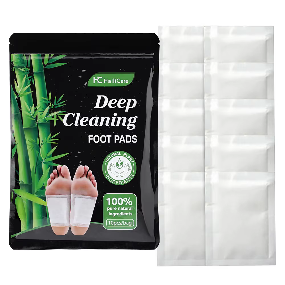 20PCS 2 Bag Natural Detox Deep Sleep Herbal Detox Sticker Stress For Foot Care Tools