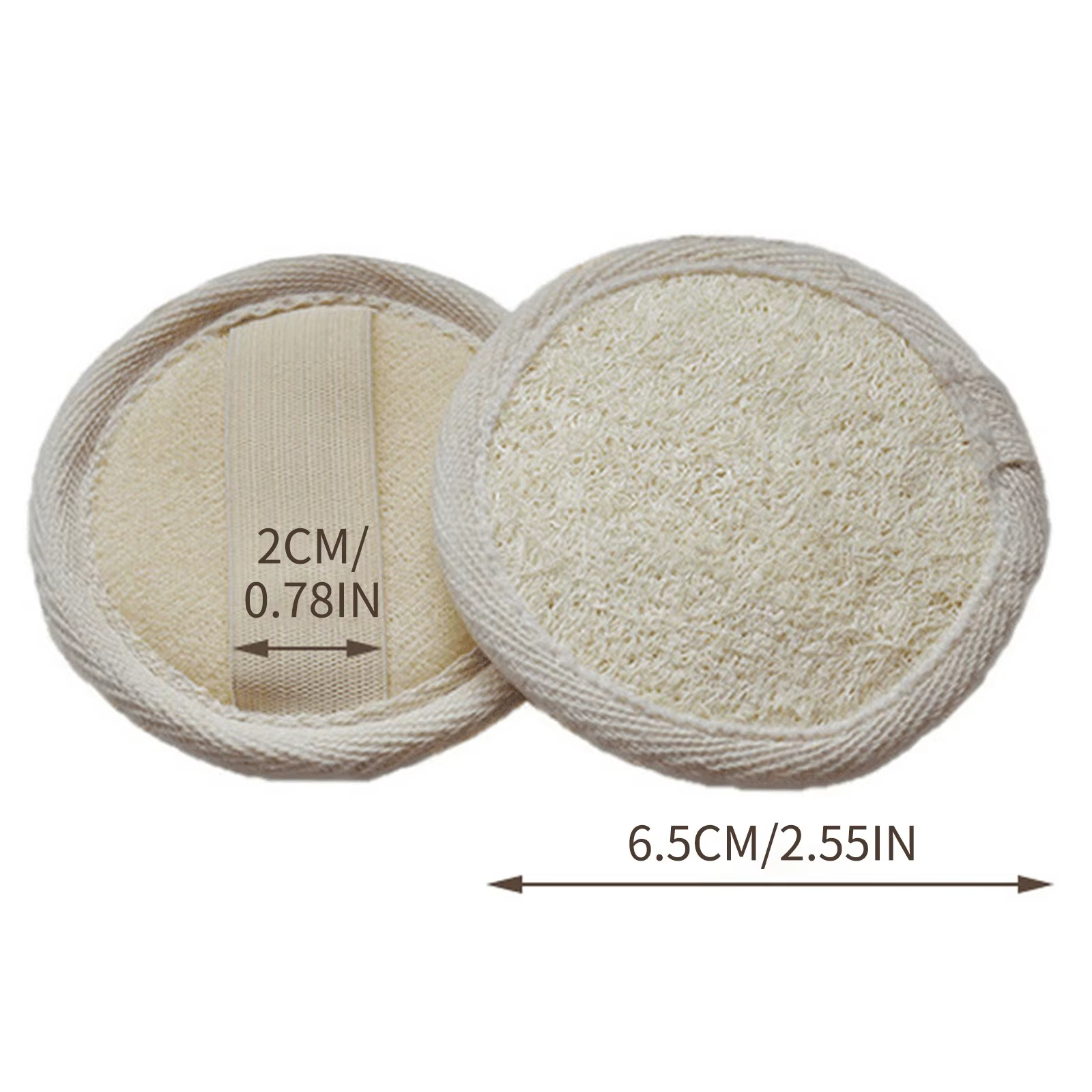 Natural Pure Environmentally Friendly Face Wash Exfoliating Cleansing Brush - Image 3