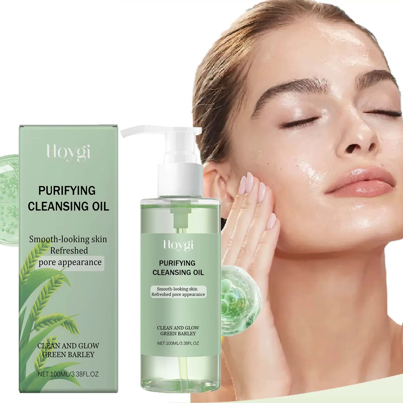 Oil Non-Greasy Cleanse Purifying Pores Moisturizing Refresher Non Irritating Facial Makeup Remover